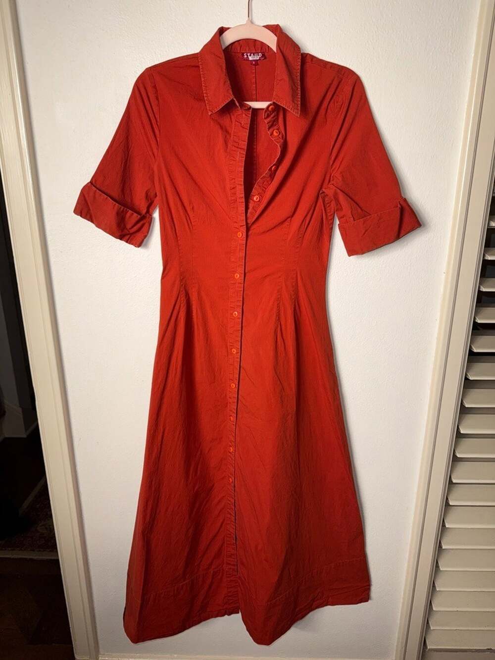 Staud Joan Maxi Dress Size 8. MSRP $331